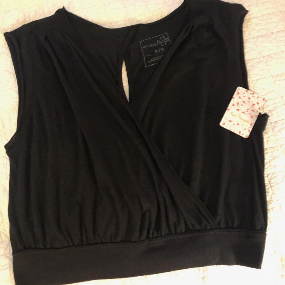 Free People Black Shirt